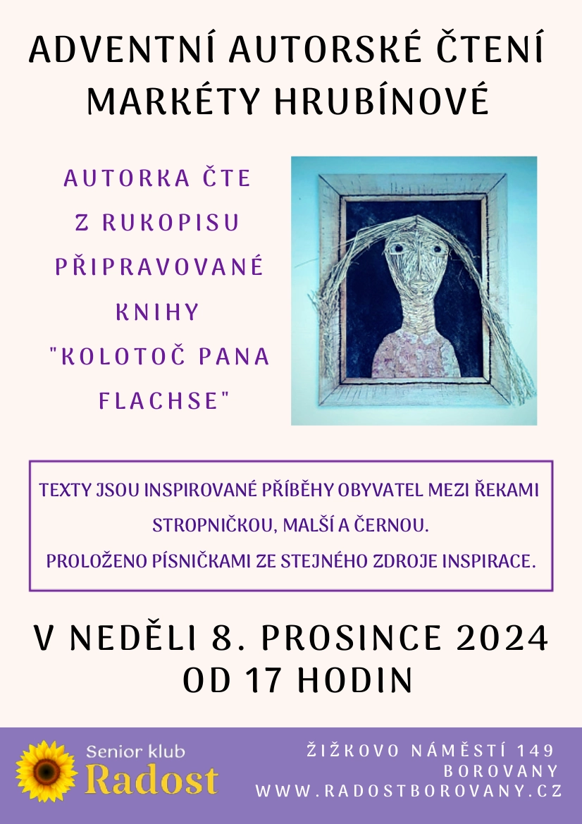 2024-12-08 Autorské čtení M.Hrubínová
