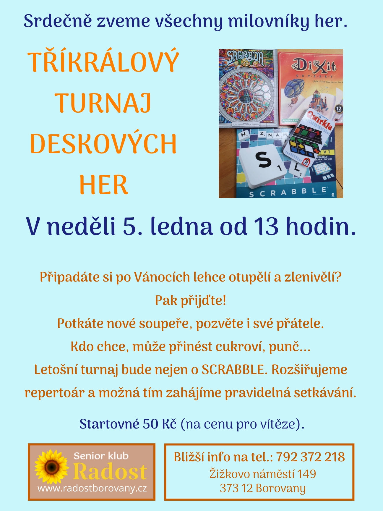 Tříkrálový turnaj leden 2025