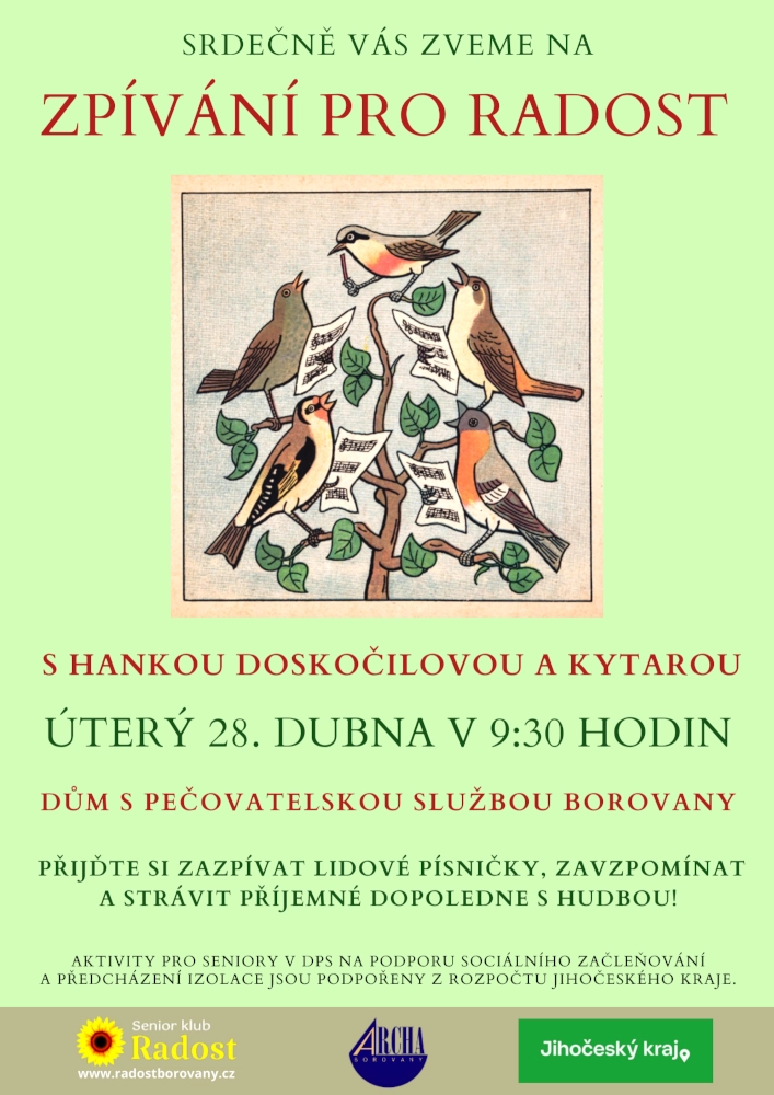 2026-04-28 Zpívání pro radost Borovany