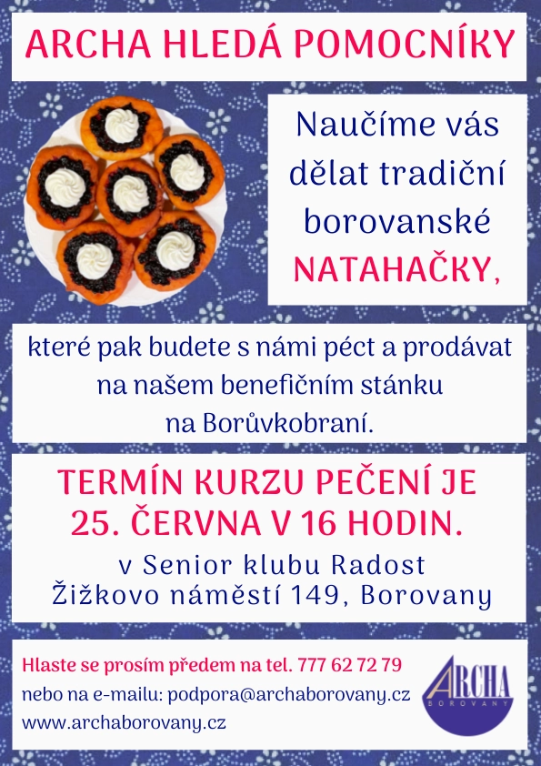Archa hledá pomocníky plakát